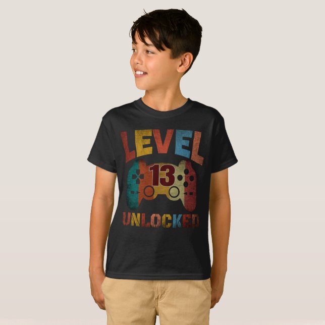 T-SHIRT NIVEAU 13 DÉVERROUILLÉ (Devant entier)