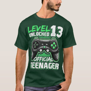 T-shirt Niveau 13 Déverrouillé 13e cadeau d'anniversaire v