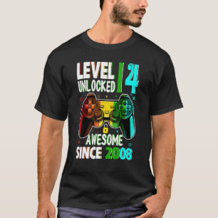 T-shirt Niveau 14 Déverrouillé stupéfiant depuis 2008 14e
