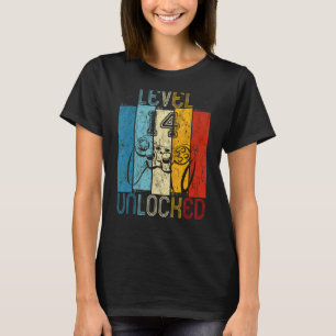 T-shirt Niveau 14 Jeu vidéo déverrouillé 14e anniversaire