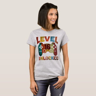 T-Shirt Niveau 16 Débloqué