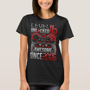 T-shirt Niveau 16 Déverrouillé stupéfiant depuis 2006 16e 