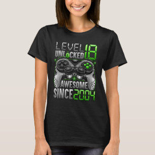 T-shirt Niveau 18 Déverrouillé stupéfiant depuis 2004 18e 