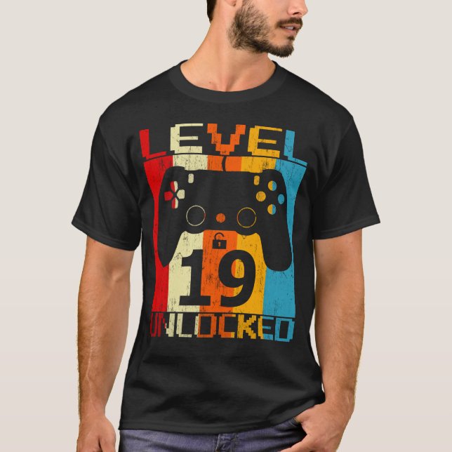T-shirt niveau 19 déverrouillé (Devant)