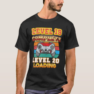 T-shirt Niveau 19 Niveau 20 Complet Chargement 20E Anniver