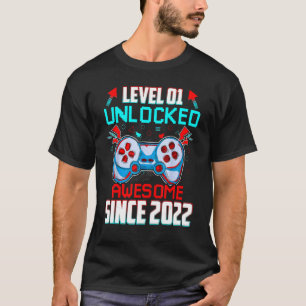 T-shirt Niveau 1 déverrouillé stupéfiant depuis 2022 1er a
