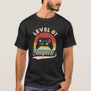 T-shirt Niveau 1 Terminé - 1Er Anniversaire Mariage Pour E