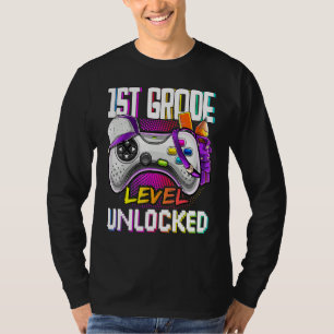T-shirt Niveau 1ère année débloqué Jeu vidéo de rentrée sc
