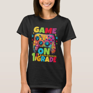 T-shirt Niveau 1ère année débloqué Video Gamer Pixel Retou