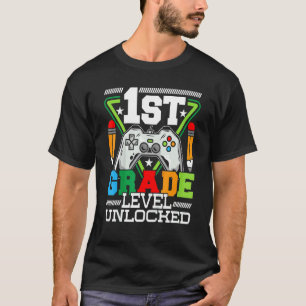 T-shirt Niveau 1re année débloqué  Vidéo du premier jour d