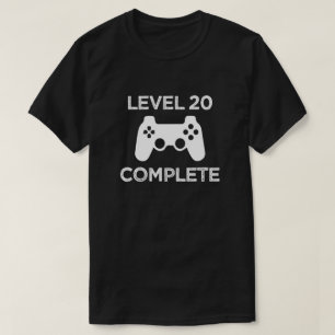 T-shirt Niveau 20 complet, la chemise des 21èmes hommes