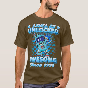 T-shirt Niveau 23 Déverrouillé Awesome Depuis 1998 Dabbing