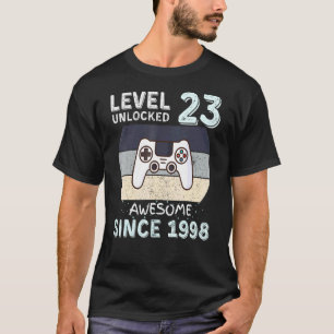 T-shirt Niveau 23 Déverrouillé stupéfiant depuis 1998 Vide