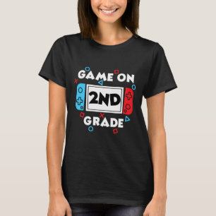 T-shirt Niveau 2 Débloqué Ck Pour Rentrée Scolaire Design