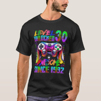 T-shirt Niveau 30 déverrouillé stupéfiant depuis 1992 30e