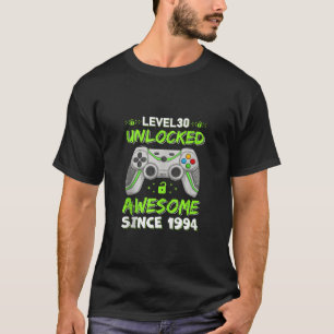 T-shirt Niveau 30 déverrouillé stupéfiant depuis 1994 Game