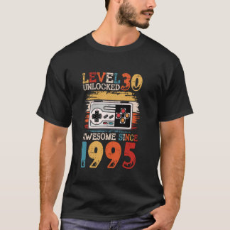 T-shirt Niveau 30 déverrouillé stupéfiant depuis 1995 30e 