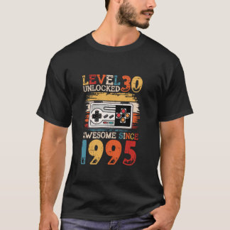 T-shirt Niveau 30 déverrouillé stupéfiant depuis 1995 30e 
