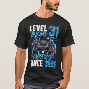 T-shirt Niveau 31 Déverrouillé stupéfiant depuis 1991 31e