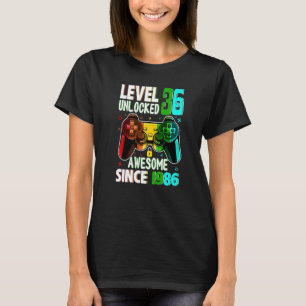 T-shirt Niveau 36 Déverrouillé stupéfiant depuis 1986 36e