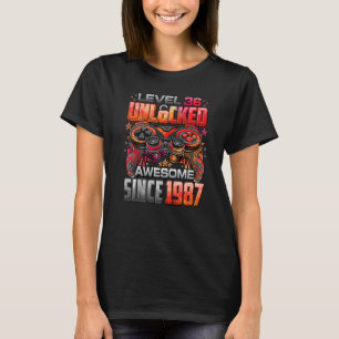 T-shirt Niveau 36 Déverrouillé stupéfiant depuis 1987 36e