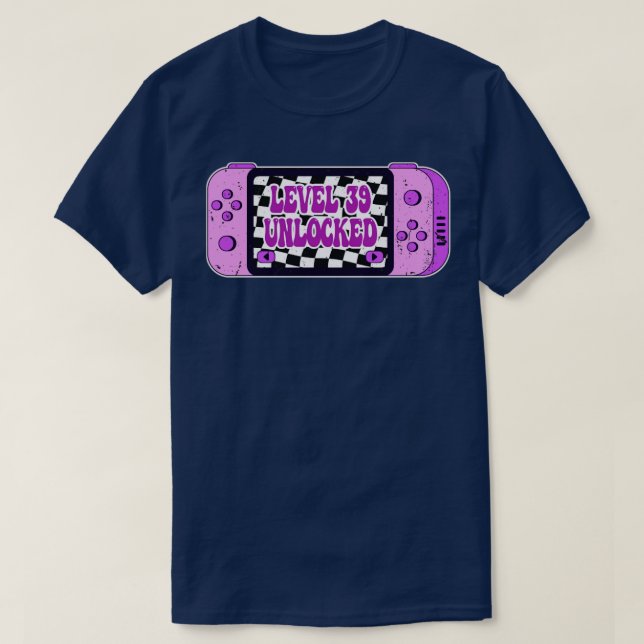 T-shirt Niveau 39 déverrouillé (Design devant)
