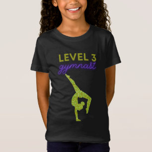 T-Shirt Niveau 3 Gymnaste Pour L'Or