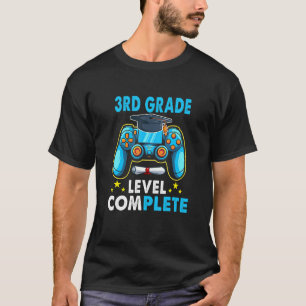 T-shirt Niveau 3e année Complet classe Jeu vidéo Senior 2