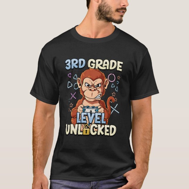 T-shirt Niveau 3e année débloqué (Devant)