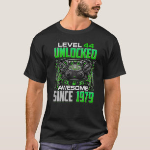 T-shirt Niveau 44 Déverrouillé stupéfiant depuis 1979 44e