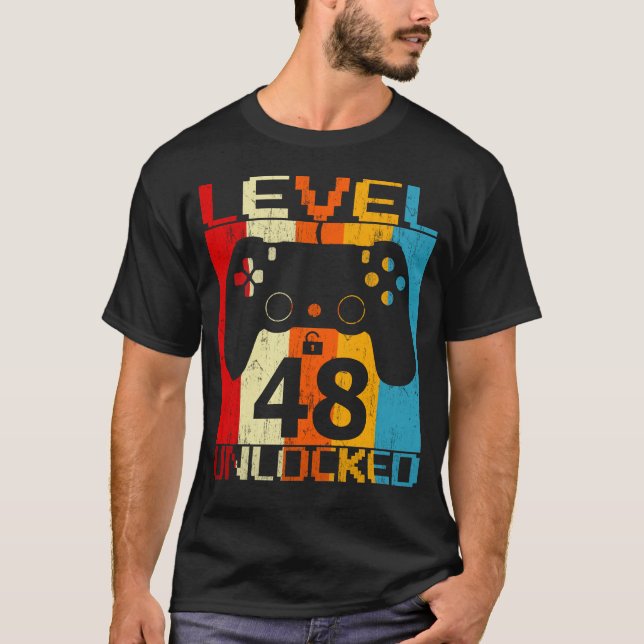 T-shirt Niveau 48 déverrouillé  (Devant)