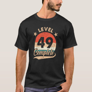T-shirt Niveau 49 Complet Rétro 49e anniversaire Mariage F
