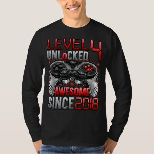T-shirt Niveau 4 déverrouillé stupéfiant depuis 2018 4e an