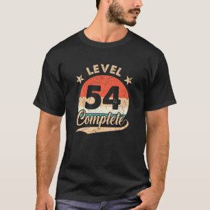 T-shirt Niveau 54 Rétro Complet 54E Anniversaire Mariage P