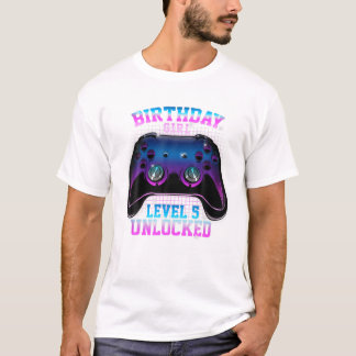 T-shirt Niveau 5 Déverrouillé Jeu vidéo mignon