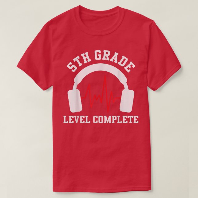 T-shirt Niveau 5e année Complet 5e année primaire (Design devant)