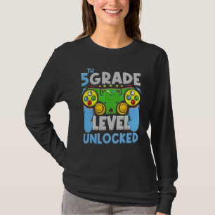 T-shirt Niveau 5e année Débloqué Jeu sur le retour à l'éco