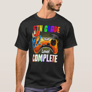 T-shirt Niveau 5e année Dernière journée de l'école Gradua