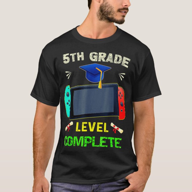 T-shirt Niveau 5e niveau Complet Graduation gammes classe  (Devant)