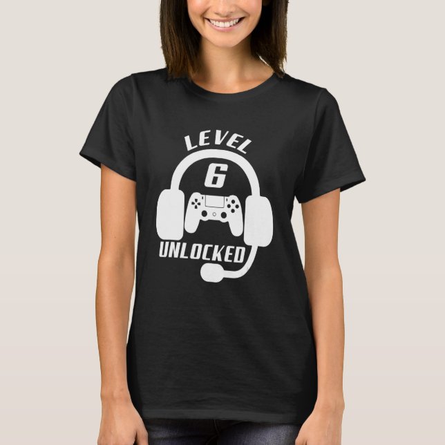 T-shirt Niveau 6 Déverrouillé Je ne deviens pas plus âgé I (Devant)