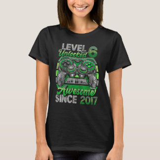 T-shirt Niveau 6 déverrouillé stupéfiant depuis 2017 6e an