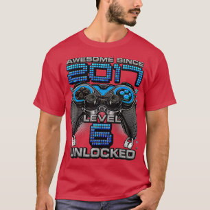 T-shirt Niveau 6 déverrouillé stupéfiant depuis 2017 6e an