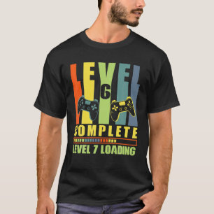 T-shirt Niveau 6 Joueur complet 6 ans Mariage Anniversaire