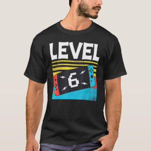 T-shirt Niveau 6e anniversaire garçon 6 ans jeux vidéo 6 U
