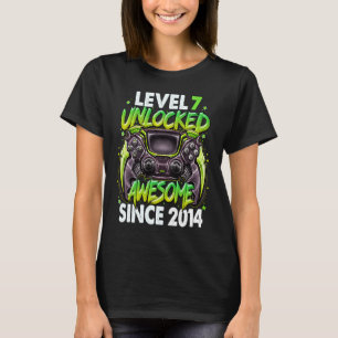 T-shirt Niveau 7 déverrouillé stupéfiant depuis 2014 7e an
