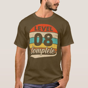 T-shirt Niveau 8 Terminer le 8e anniversaire du Mariage po