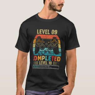 T-shirt Niveau 9 Terminé Niveau 10 Chargement Vidéo d'anni