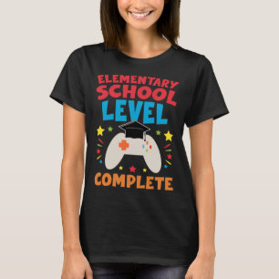 T-shirt Niveau Complet École Primaire Dernier Jour De L'Éc