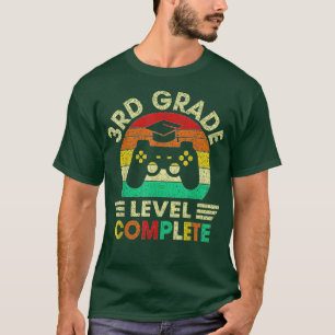T-shirt Niveau de 3e année Niveau Jeux Vidéos Complets Bo