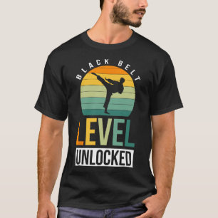 T-shirt Niveau de ceinture noire déverrouillé 3